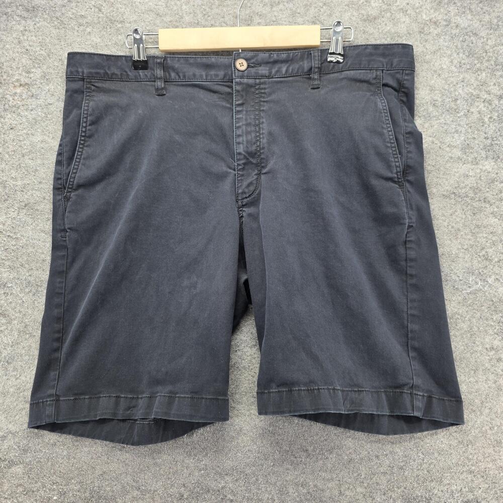 Tommy Bahama Shorts Mens 38 Blue Chino Canvas Stretch Pockets 9 Inseam